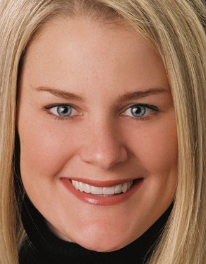 Closeup of Grace's smile before smile makeover