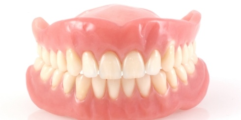 Full upper and lower dentures