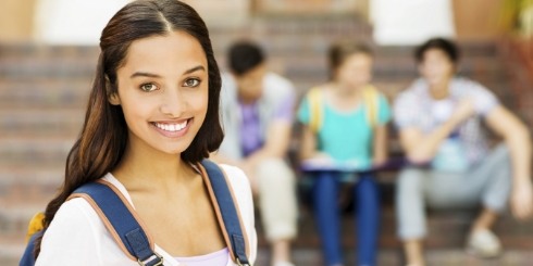 Woman receiving six month smiles orthodontics treatment