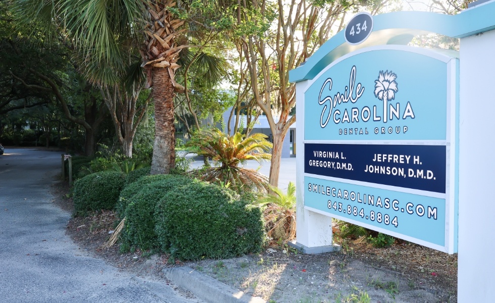 Smile Carolina Dental Group road sign