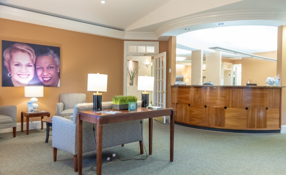 Dental office waiting room